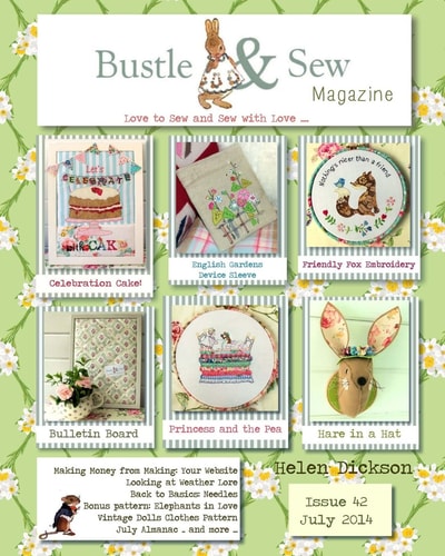 Bustle & Sew Magazine July 2014 Issue 42