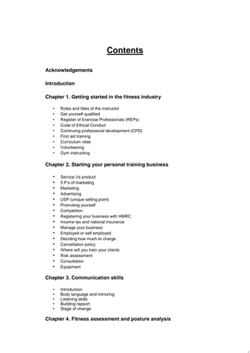 A Complete Guide to Personal Training A Comprehensive Guide to Personal Training, Brought to You by the Trainer of Trainers