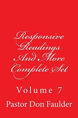 Responsive Readings And More Complete Set