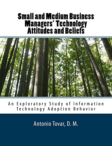 Small and Medium Business Managers' Technology Attitudes and Beliefs An Exploratory Study of Information Technology Adoption Behavior