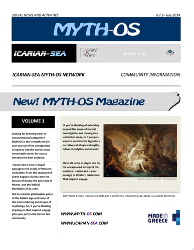 Myth-OS: Icarian-Sea (Magazine) (Volume 1)