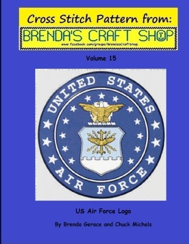 US Air Force Logo - Cross Stitch Pattern Cross Stitch Pattern From Brenda's Craft Shop