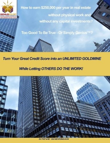 How to Earn $250,000 Per Year in Real Estate Without Physical Work and Without Any Capital Investments? Turn Your Great Credit Score Into an UNLIMITED GOLDMINE While Letting OTHERS DO the WORK!