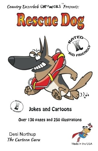 Rescue Dog -- Jokes and Cartoons In Black + White