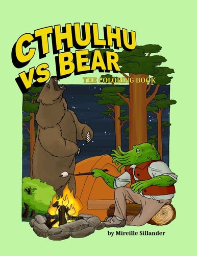 Cthulhu Vs Bear The Coloring Book