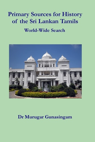 Primary Sources for History of the Sri Lankan Tamils World-Wide Search