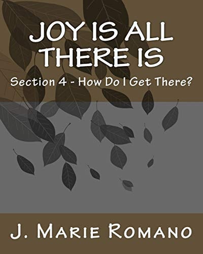 Joy Is All There Is Section 4 - How Do I Get There?