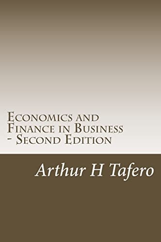 Economics and Finance in Business - Second Edition Lesson Plan Outlines