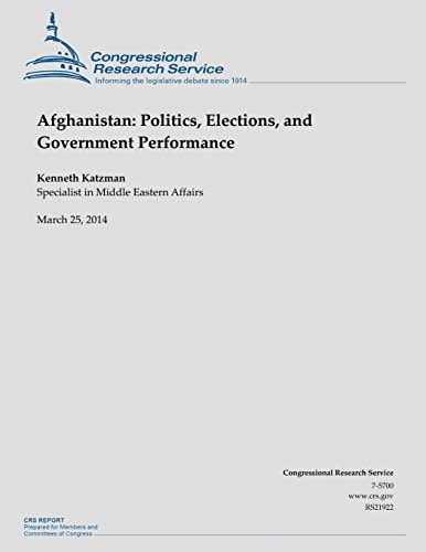 Afghanistan Politics, Elections, and Government Performance