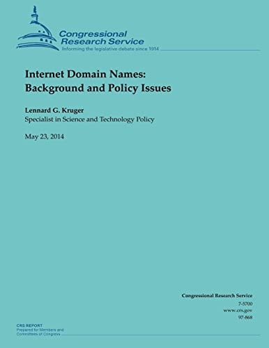 Internet Domain Names Background and Policy Issues