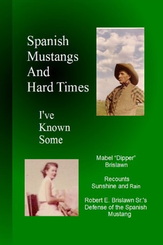 Spanish Mustangs and Hard Times