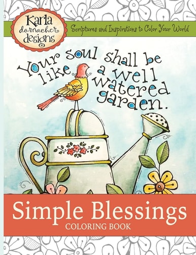 Simple Blessings Coloring Designs to Encourage Your Heart