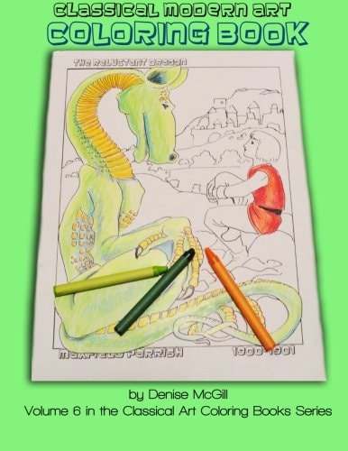 Classical Modern Art Coloring Book