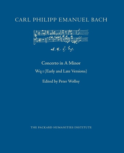 Concerto in a Minor, Wq 1