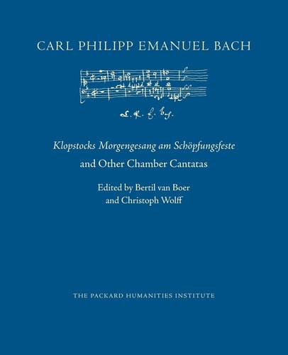 Klopstocks Morgengesang Am Schöpfungsfeste and Other Chamber Cantatas