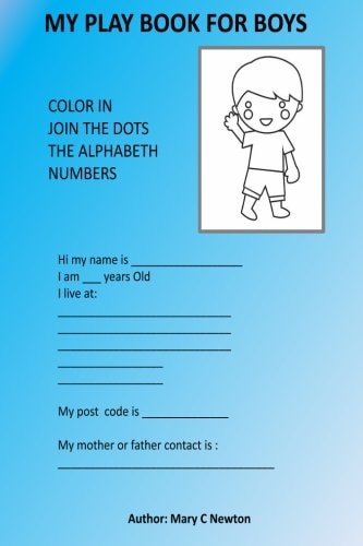 My Play Book for Boys Activities Book