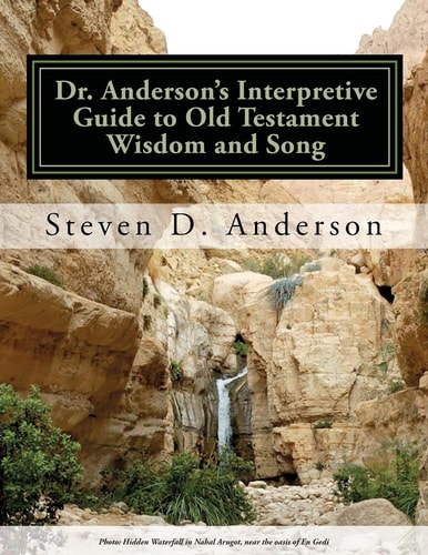 Dr. Anderson's Interpretive Guide to Old Testament Wisdom and Song Job-Song of Songs