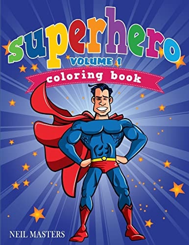 Superhero Coloring Book Volume 1 (Avon Coloring Books)
