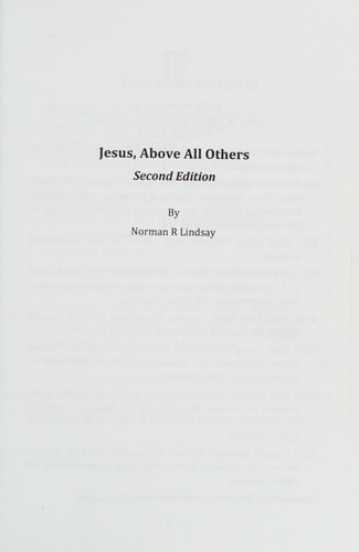 Jesus, Above All Others Second Edition