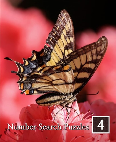 Number Search Puzzles 4 100 Elegant Puzzles in Large Print