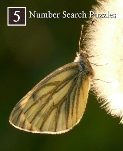 Number Search Puzzles 5 100 Elegant Puzzles in Large Print