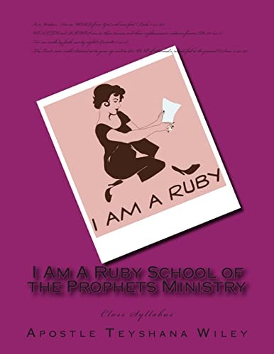 I Am a Ruby School of the Prophets Ministry Class Syllabus