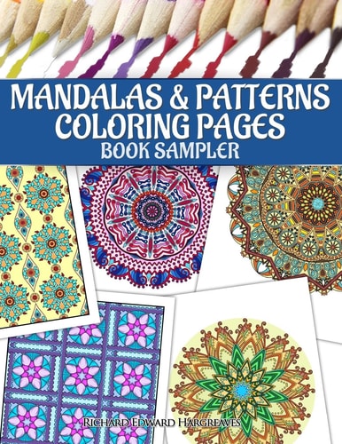 Mandalas and Patterns Coloring Pages Book Sampler