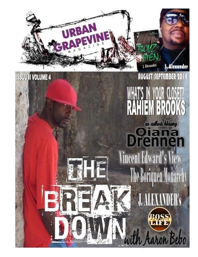 Urban Grapevine Magazine 8-9/2014 Aaron Bebo The BreakDown