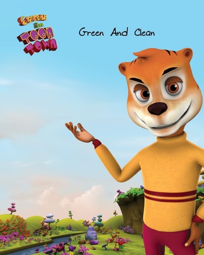 Sonu In Toon Town Green And Clean