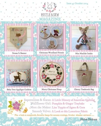 Bustle & Sew Magazine October 2014 Issue 45