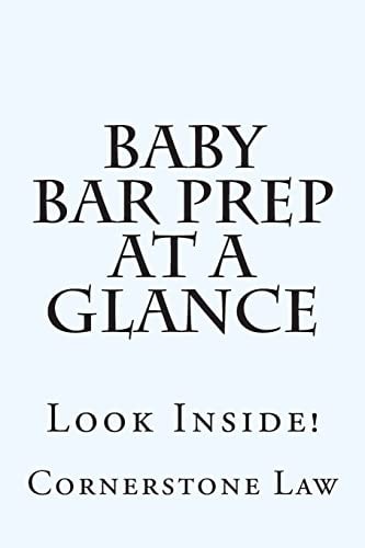 Baby Bar Prep At A Glance Look Inside!