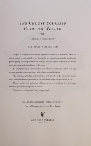 The Choose Yourself Guide To Wealth