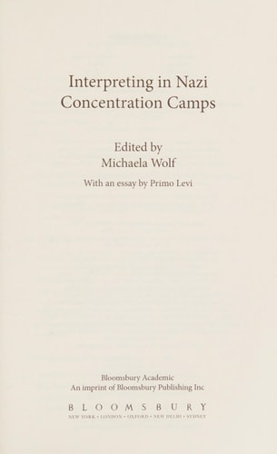 Interpreting in Nazi Concentration Camps