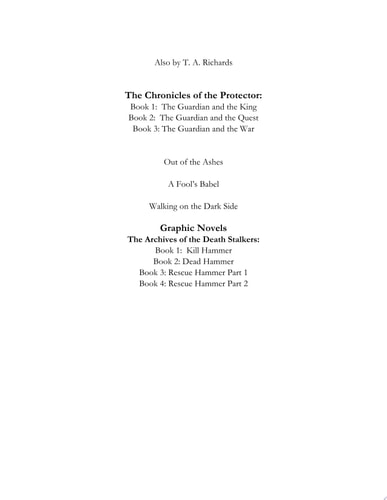 The Guardian and the Quest The Chronicles of the Protector: Book Two
