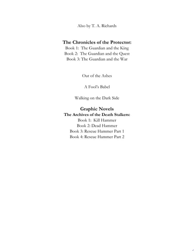 The Guardian and the War The Chronicles of the Protector: Book Three