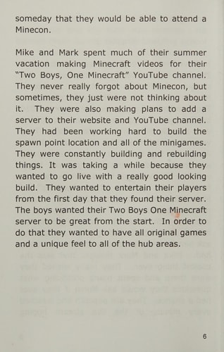 A Tale of Friends, Enemies and Minecon A Minecraft Novel