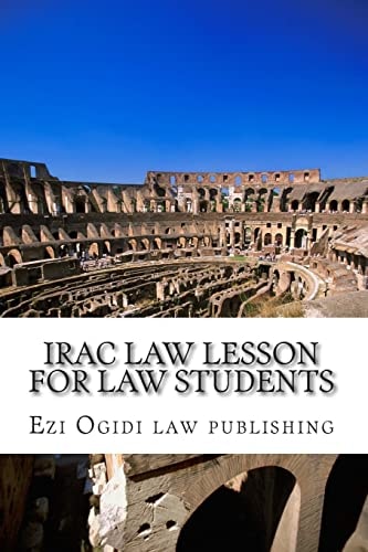 IRAC Law Lesson For Law Students Look Inside!
