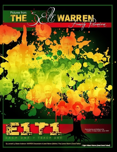 The 58TH WARREN FAMILY REUNION Picture Book E1-T1, Each One-Teach One