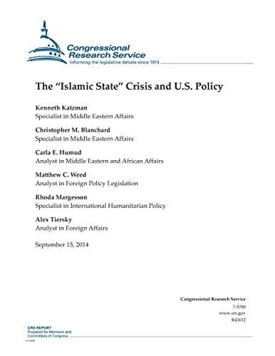 The "Islamic State" Crisis and U.S. Policy