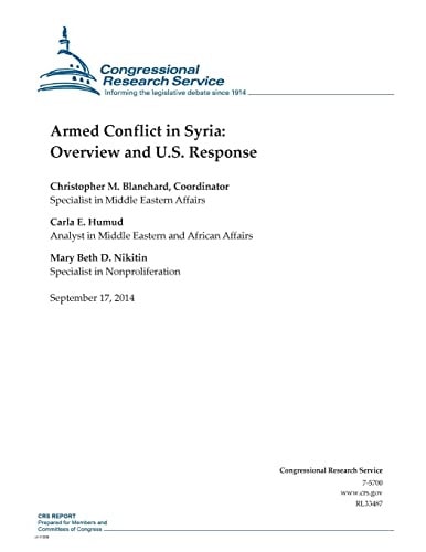 Armed Conflict in Syria Overview and U.S. Response