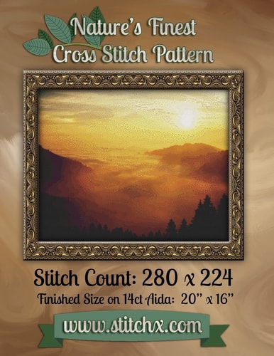 Nature's Finest Cross Stitch Pattern Pattern Number 008