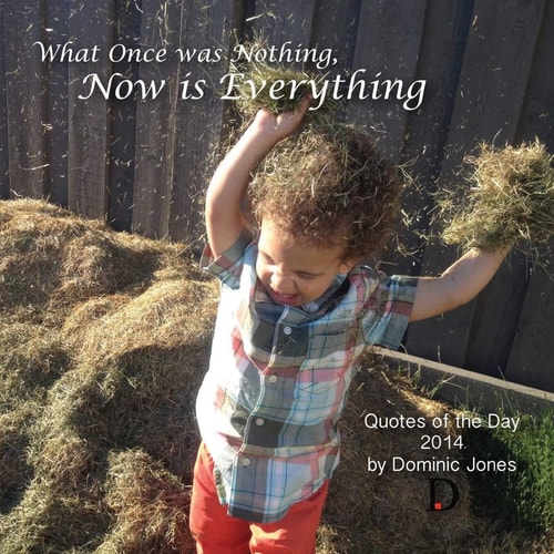 What Once Was Nothing, Now Is Everything Quotes of the Day 2014