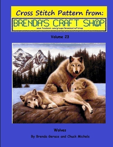 Wolves Cross Stitch Pattern from Brenda's Craft Shop - Volume 23 Cross Stitch Patterns from Brenda's Craft Shop