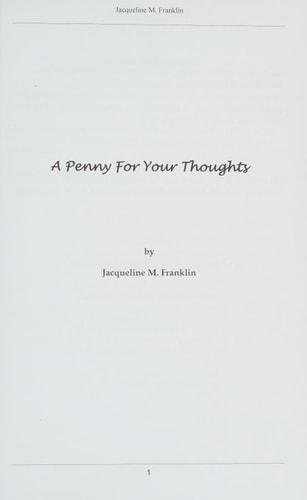 A Penny for Your Thoughts