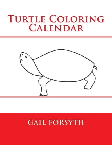 Turtle Coloring Calendar