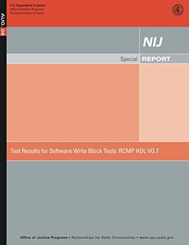 Test Results for Software Write Block Tools Rcmp Hdl Vo.7