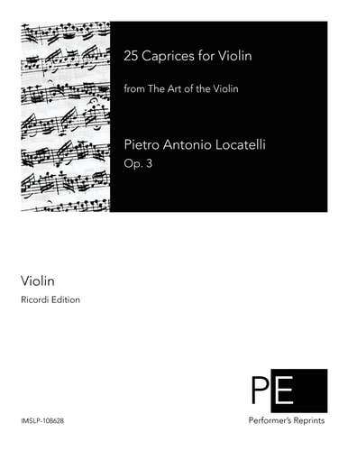 25 Caprices for Violin From The Art of the Violin