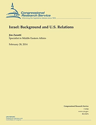 Israel Background and U.S. Relations