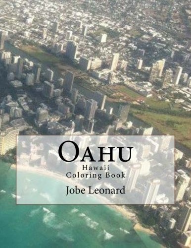 Oahu, Hawaii Coloring Book Color Your Way Through Tropical Oahu, Hawaii