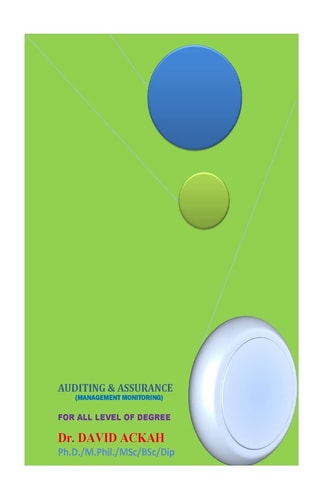 Auditing and Assurance Management Monitoring